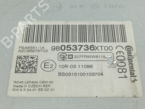 Radio CITROËN BERLINGO MULTISPACE (B9)  | BP15417883E6 