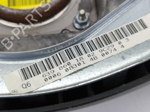 Driver airbag MERCEDES-BENZ VITO / MIXTO Van (W639) 109 CDI (639.601, 639.603, 639.605) | BP25878219C9 