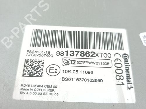 Radio PEUGEOT PARTNER Box Body/MPV 1.6 BlueHDi 100 | BP32166474E6