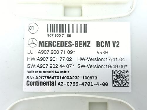 Electronic module MERCEDES-BENZ SPRINTER 3,5-t Van (B907, B910) 317 CDI RWD (907.631, 907.633, 907.635, 907.637) | BP40010341M83 - Image 3