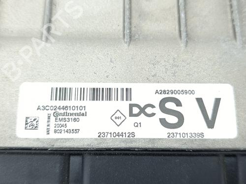 Engine control unit (ECU) RENAULT MEGANE IV Hatchback (B9A/M/N_) 1.3 TCe 140 (B9NB) | BP34693731M57 - Image 3