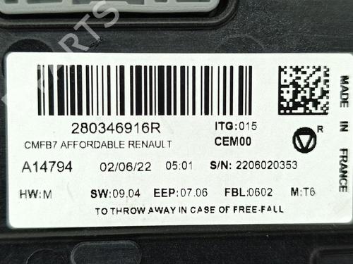 Display RENAULT CLIO V (B7_) 1.0 TCe 90 (B7MT) | BP38325836C48 - Image 4