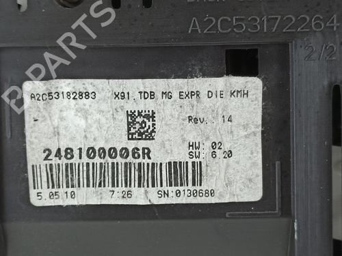 Instrument cluster RENAULT LAGUNA III (BT0/1) 2.0 dCi (BT01, BT08, BT09, BT0E, BT0K, BT12, BT1C, BT1D,... | BP25875955C47 