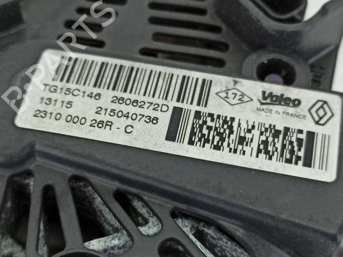 Alternator RENAULT KANGOO Express (FW0/1_) 1.5 dCi 75 (FW07, FW10, FW04) | BP25875640M7 