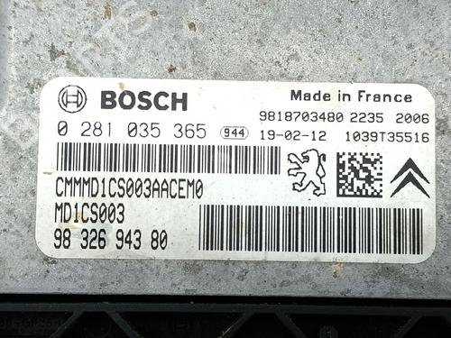 Engine control unit (ECU) PEUGEOT RIFTER 1.5 BlueHDi 100 | BP38198579M57 - Image 2