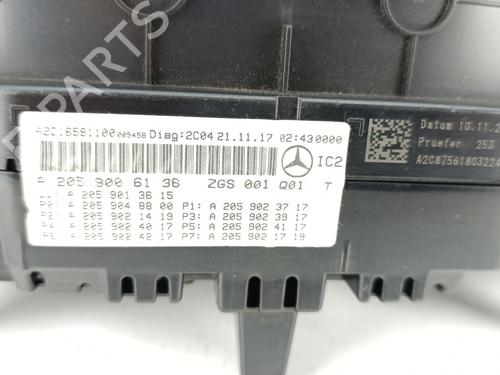 Instrument cluster MERCEDES-BENZ C-CLASS (W205) C 350 e (205.047) | BP30336877C47 