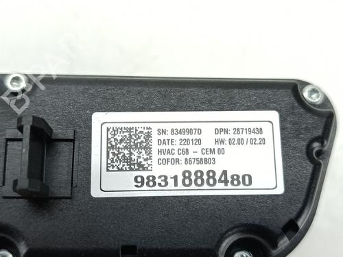 AC Styreenhet / Manøvreringsenhet OPEL MOKKA 1.2 (76) | BP28210520I5 