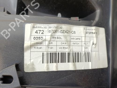 Rear left panel TOYOTA COROLLA Saloon (_E21_) 1.8 VVTi Hybrid (ZWE211, MZEA12) | BP37792834C60 - Image 4