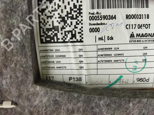 Rear right panel MERCEDES-BENZ CLA Coupe (C117) CLA 220 CDI / d (117.303) | BP10232901C61 