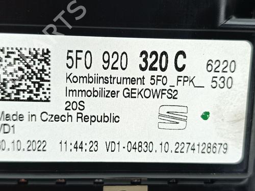 Instrument cluster SEAT ATECA (KH7, KHP) 1.5 TSI | BP38409936C47 - Image 5