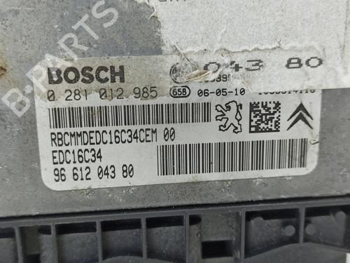Engine control unit (ECU) CITROËN C4 I (LC_)  | BP13663825M57 