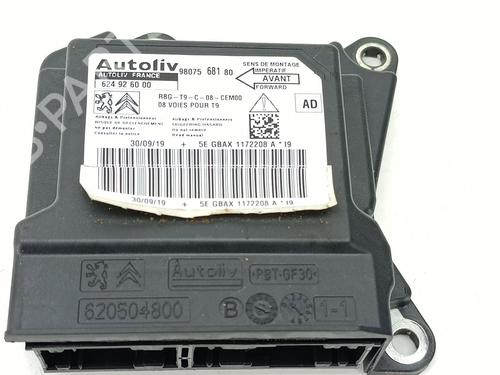 Kollisjonspute styreenhet PEUGEOT 308 II (LB_, LP_, LW_, LH_, L3_) 1.2 THP 130 (131 hp) 30969309