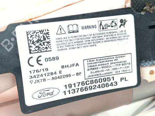 Left curtain airbag FORD FOCUS IV (HN) 1.0 EcoBoost | BP29932958C11