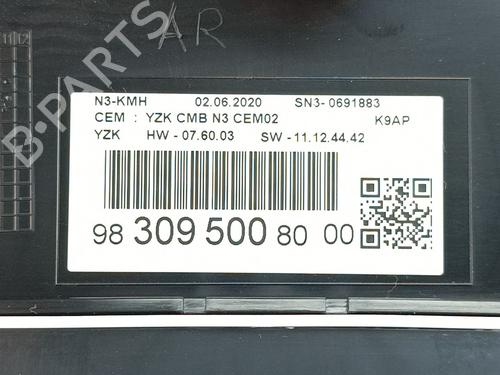 Instrument cluster PEUGEOT RIFTER 1.5 BlueHDi 100 | BP36160981C47 - Image 2