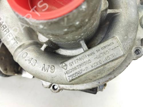 Turbocharger/Supercharger RENAULT MEGANE II (BM0/1_, CM0/1_) 1.9 dCi (BM0G, CM0G) | BP8944425M71 