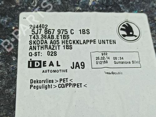 Boot lining SKODA ROOMSTER (5J7) 1.6 TDI | BP13350015I3 
