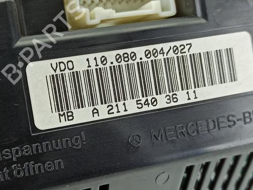 Instrument cluster MERCEDES-BENZ E-CLASS (W211)  | BP25874755C47 