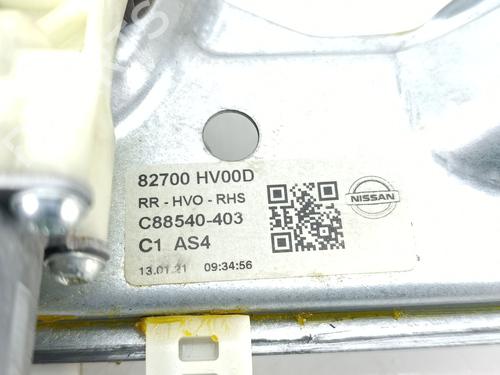 Vindusheismekanisme høyre bak NISSAN QASHQAI II (J11, J11_) 1.3 DIG-T | BP30743650C25