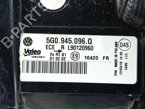 Right taillight VW GOLF VII (5G1, BQ1, BE1, BE2) 1.4 TSI | BP31993057C35 