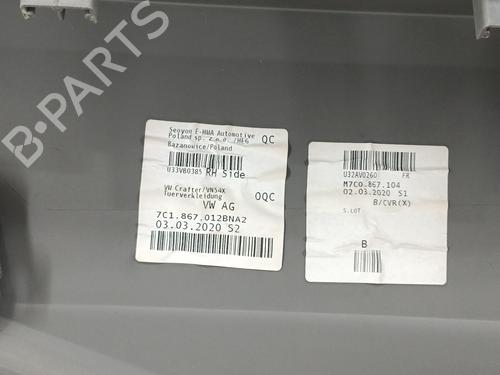 Front right panel VW CRAFTER Van (SY_, SX_) 2.0 TDI FWD (SYB, SYC, SYD) | BP39883671C59 - Image 3