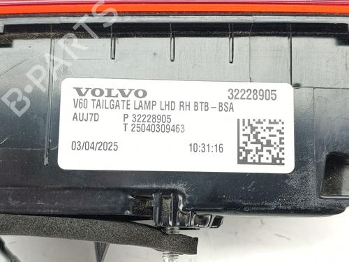 Right tailgate light VOLVO V60 I Cross Country (157)  | BP29884788C80 