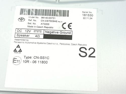 Display TOYOTA YARIS (_P21_, _PA1_, _PH1_) 1.5 Hybrid (MXPH10, MXPH11) | BP30382600C48