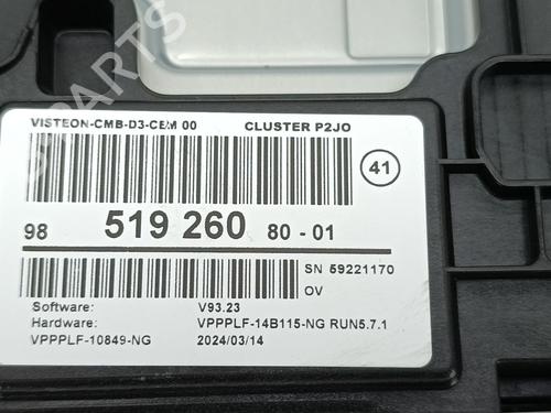 Instrument cluster OPEL CORSA F (P2JO) 1.2 (68) | BP30078579C47 