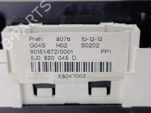 Climate control SKODA FABIA II (542)  | BP25878090I5 