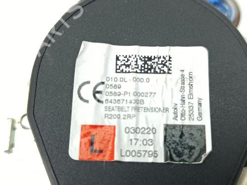 Front left seatbelt RENAULT MEGANE IV Hatchback (B9A/M/N_) 1.3 TCe 140 (B9NB) | BP34695337I26 - Image 4