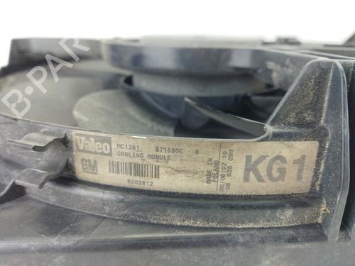 Radiator fan OPEL VECTRA C (Z02)  | BP10051060M35 