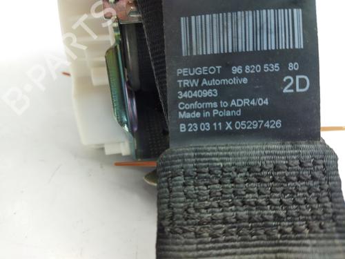 Rear right seatbelt PEUGEOT 5008 (0U_, 0E_) 1.6 HDi | BP25874449I28 