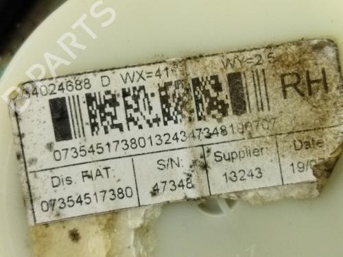 Rear right seatbelt FIAT 500 (312_)  | BP11761499I28 