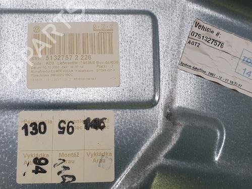 Front right window mechanism VW POLO IV (9N_, 9A_) 1.4 TDI | BP30094106C23