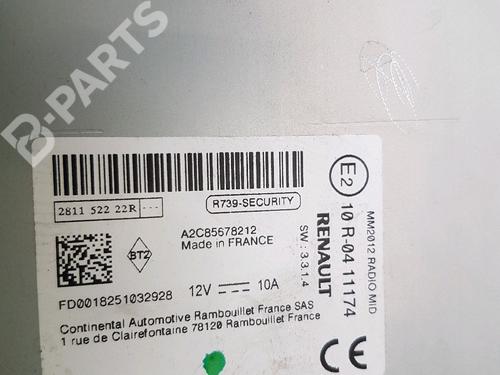 Radio RENAULT ZOE (BFM_) ZOE | BP11145950E6 