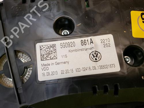Instrument cluster VW GOLF VII (5G1, BQ1, BE1, BE2) 1.6 TDI | BP15243605C47 