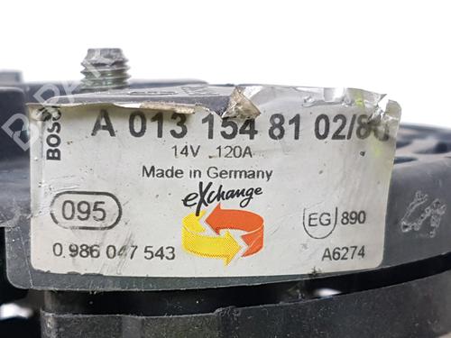 Alternator MERCEDES-BENZ M-CLASS (W163) ML 350 | BP13678952M7 