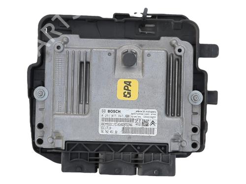 Engine control unit (ECU) PEUGEOT 207 SW (WK_) 1.6 HDi | BP33190417M57 - Image 2