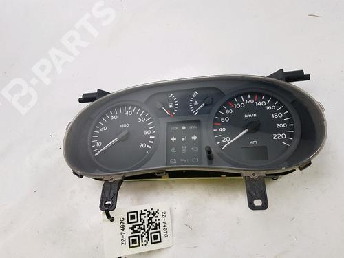 Used Instrument cluster RENAULT CLIO II (BB_, CB_) 1.2 (BB0A, BB0F, BB10, BB1K, BB28, BB2D, BB2H, CB0A,... (58 hp) 11121442