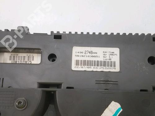 Instrument cluster PEUGEOT 807 (EB_) 2.0 HDi | BP10447620C47 
