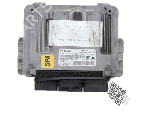 Engine control unit (ECU) PEUGEOT 206+ (2L_, 2M_) 1.4 HDi eco 70 | BP36592500M57 - Image 2