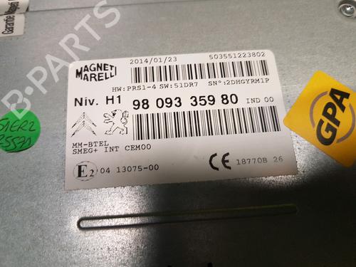 Radio PEUGEOT 308 SW II (LC_, LJ_, LR_, LX_, L4_) 1.6 BlueHDi 120 | BP15397377E6 