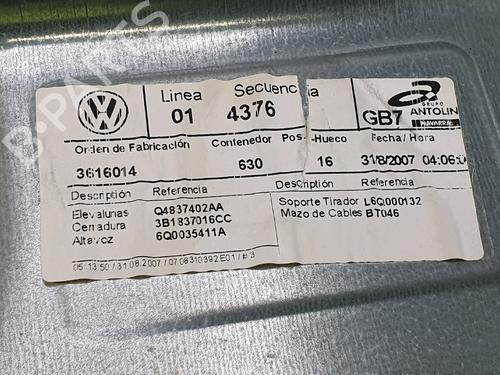 Front right window mechanism VW POLO IV (9N_, 9A_) 1.4 TDI | BP29295992C23 