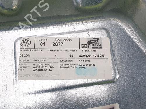 Front right window mechanism VW POLO IV (9N_, 9A_) 1.4 TDI | BP30118827C23
