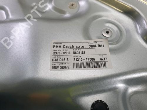Front left window mechanism KIA VENGA (YN) 1.4 CRDi 90 | BP28068599C22 