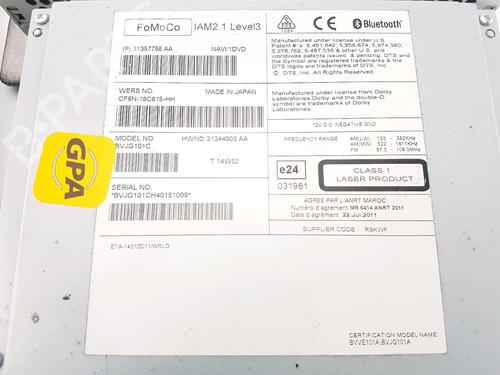 Radio LAND ROVER RANGE ROVER EVOQUE (L538) 2.2 D | BP24872530E6 