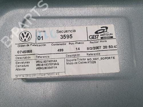 Rudehejsemekanisme ventre foran VW POLO IV (9N_, 9A_) 1.4 TDI | BP30140986C22