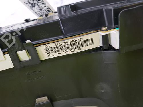 Instrument cluster OPEL ZAFIRA A MPV (T98) 2.2 DTI 16V (F75) | BP10755599C47 