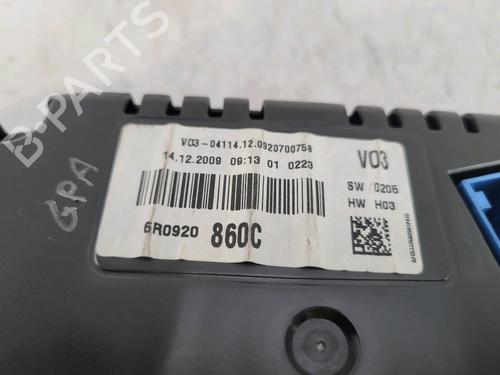 Instrument cluster VW POLO V (6R1, 6C1) 1.2 | BP13673459C47 