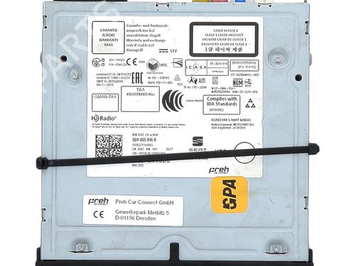 Radio SEAT IBIZA V (KJ1, KJG) 1.0 TSI | BP32101757E6