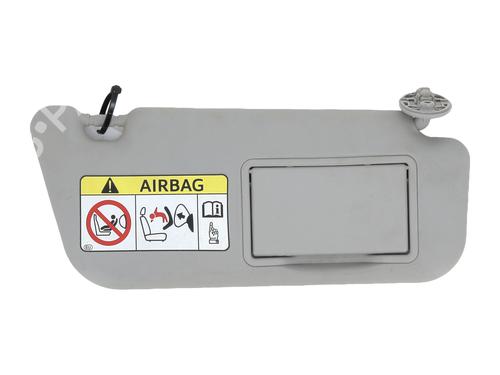 Højre solskærm Højre solskærm TOYOTA YARIS (_P13_) 1.5 Hybrid (NHP130_) (101 hp) 33809363 33809363